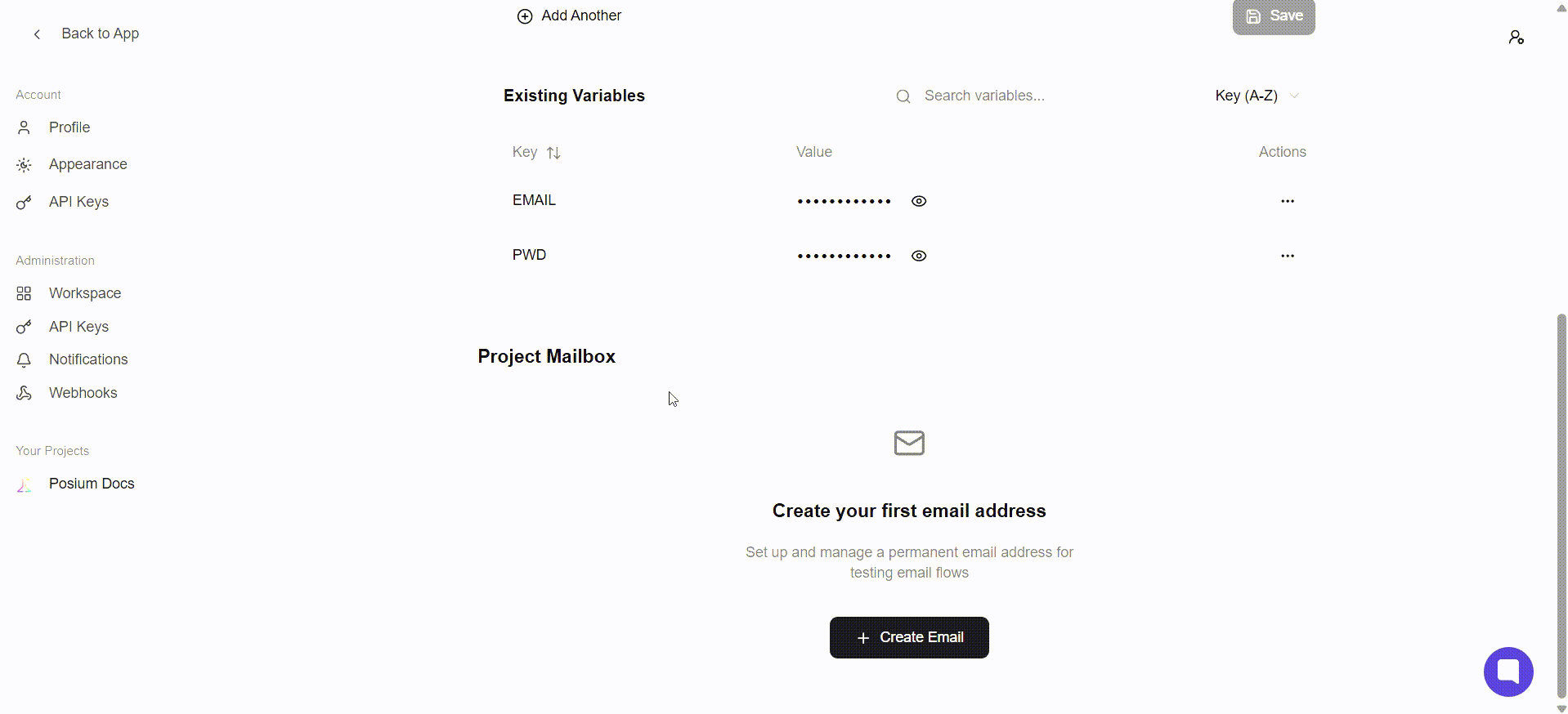 Add a mailbox